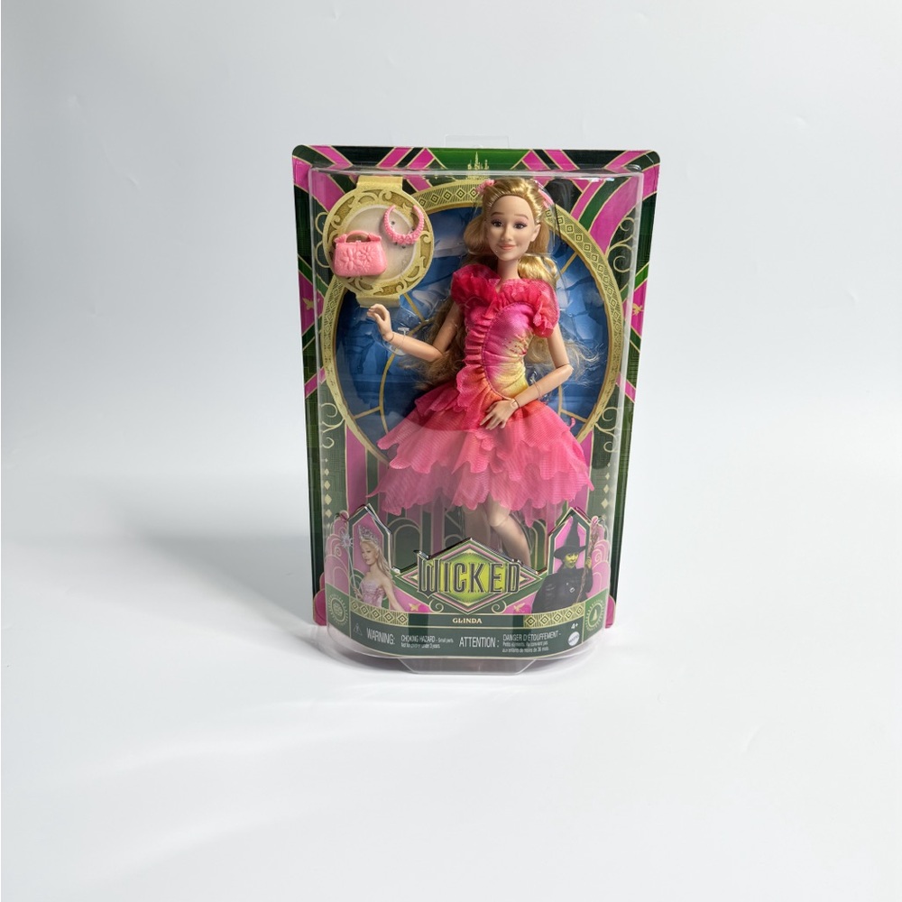 COLLECTIBLE Mattel Wicked Movie Glinda Fashion Doll + Parts - URL MISPRINT